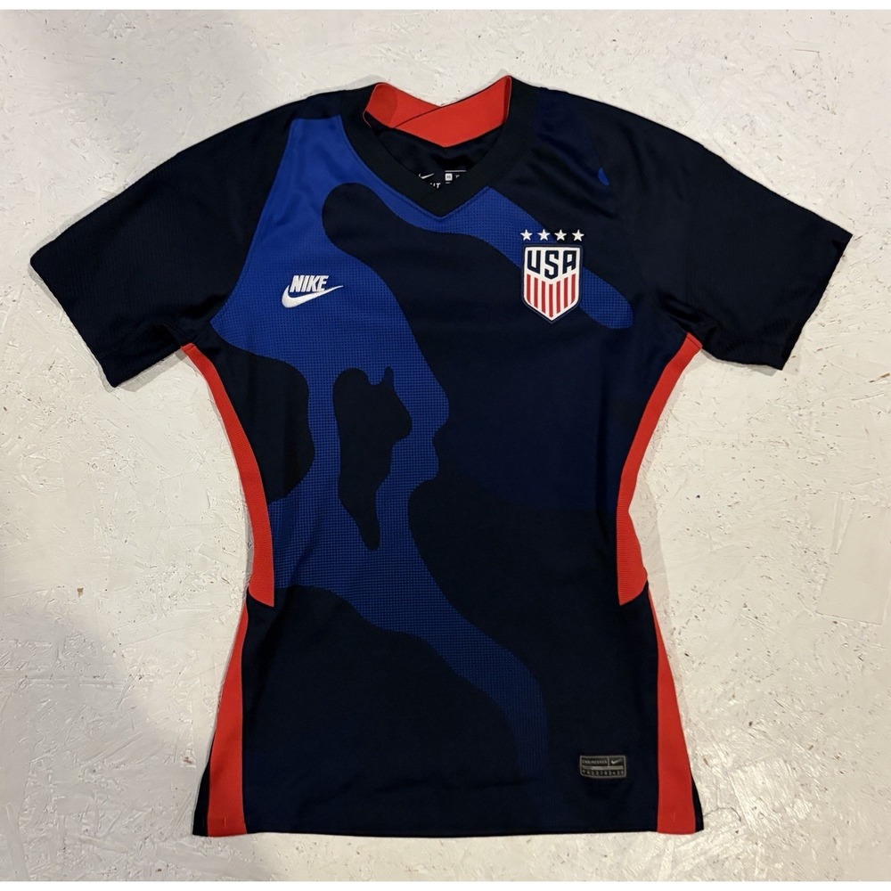 Nike USA Soccer Jersey Women's XS Blue Breathe Away Jersey 2020-21 CD0907-475